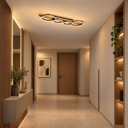 BRILAGI - PLANK LED Ceiling light LED/35W/230V 4000K 30x100 cm wood