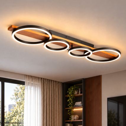 BRILAGI - PLANK LED Ceiling light LED/35W/230V 4000K 30x100 cm wood
