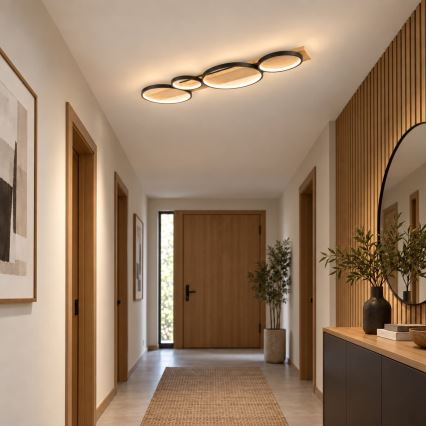 BRILAGI - PLANK LED Ceiling Light LED/38W/230V 4000K 40x120 cm Wood