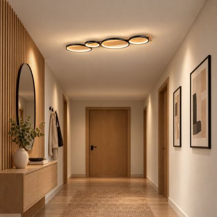 BRILAGI - PLANK LED Ceiling Light LED/38W/230V 4000K 40x120 cm Wood