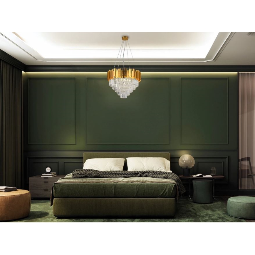 Brilagi - PLAZA Cable Pendant Chandelier 9xE14/40W/230V
