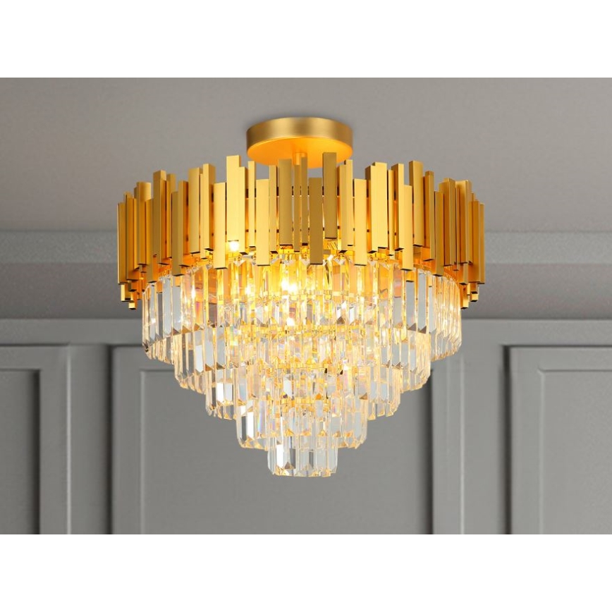 Brilagi - PLAZA Flush-Mount Chandelier 9xE14/40W/230V