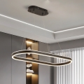 Brilagi - PONDIE LED Cable Pendant Lamp, 43W/230V, 80x30 cm, Black