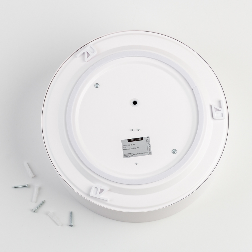 Brilagi - POOL Bathroom ceiling light 2xE27/15W/230V Ø 30 cm IP54 white