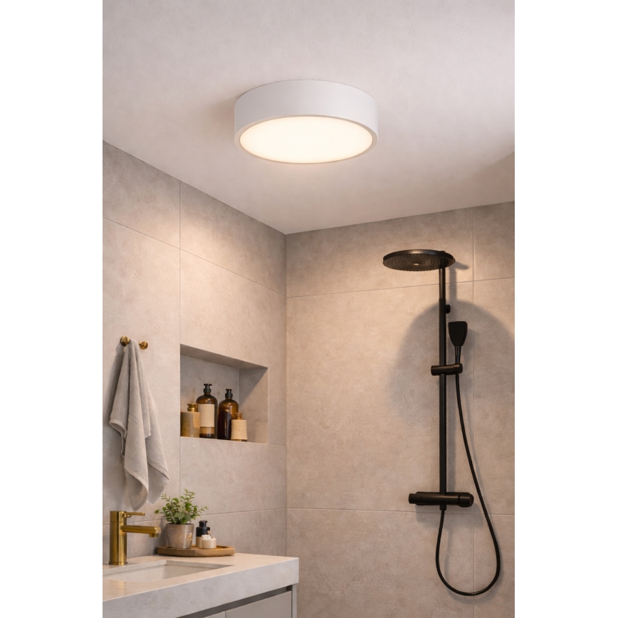 Brilagi - POOL Bathroom Ceiling Light 3xE27/15W/230V Ø 40 cm IP54 White