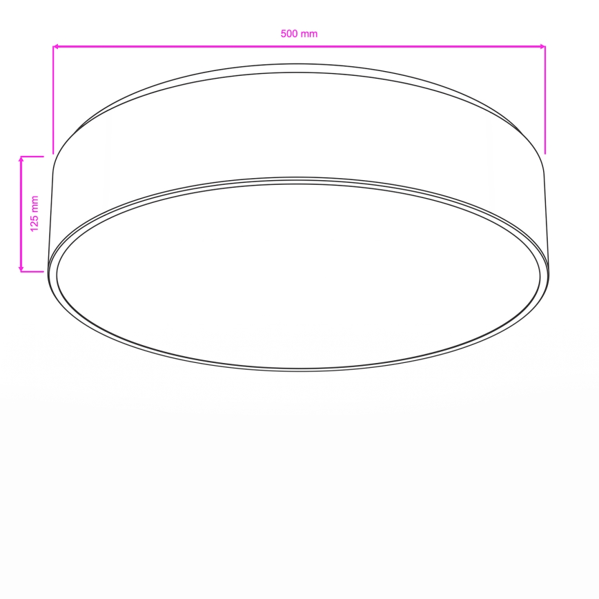 Brilagi - POOL Bathroom Ceiling Light 4xE27/15W/230V, Ø 50 cm, IP54, Beige