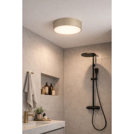 Brilagi - POOL Bathroom Ceiling Light 5xE27/15W/230V, Ø 60 cm, IP54, Beige