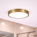 Brilagi - POOL LED Bathroom Ceiling Light, 24W/230V, selectable 3000/4000/5500K, Ø 30 cm, IP54, Brass