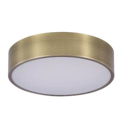 Brilagi - LED Bathroom Ceiling Light POOL LED/24W/230V 3000/4000/5500K Ø 30 cm IP54 Brass