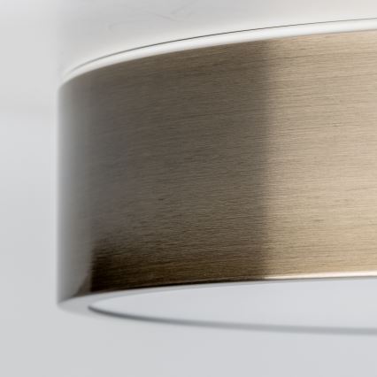 Brilagi - LED Bathroom Ceiling Light POOL LED/24W/230V 3000/4000/5500K Ø 30 cm IP54 Brass