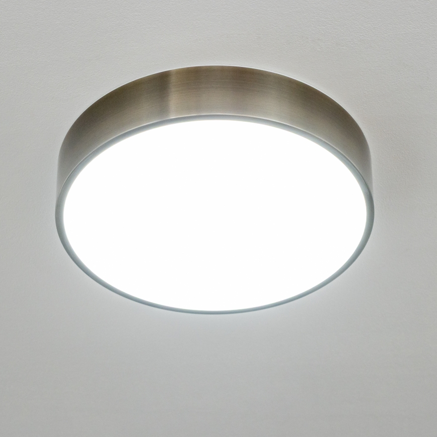 Brilagi - LED Bathroom Ceiling Light POOL LED/24W/230V 3000/4000/5500K Ø 30 cm IP54 Brass