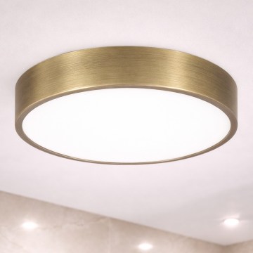 Brilagi - POOL LED Bathroom Ceiling Light 36W/230V 3000/4000/5500 K Ø 40 cm IP54 Brass