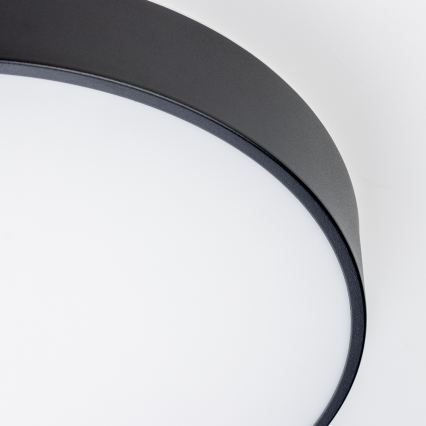 Brilagi - POOL LED Bathroom Ceiling Light, 36W, 230V, Selectable 3000/4000/5500K, Ø 40 cm, IP54, Black