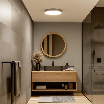Brilagi - POOL LED Bathroom Ceiling Light 36W/230V 3000/4000/5500 K Ø 40 cm IP54 Brass