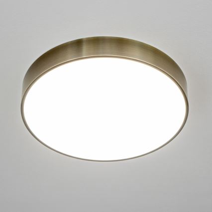 Brilagi - POOL LED Bathroom Ceiling Light 36W/230V 3000/4000/5500 K Ø 40 cm IP54 Brass