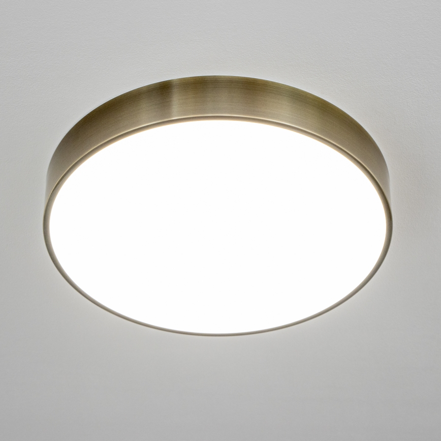 Brilagi - POOL LED Bathroom Ceiling Light 36W/230V 3000/4000/5500 K Ø 40 cm IP54 Brass