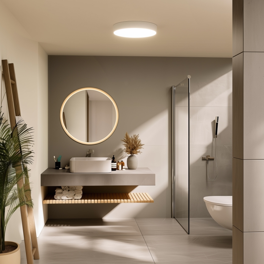 BRILAGI - LED Bathroom Ceiling Light POOL LED/36W/230V 3000/4000/5500K Ø 40 cm IP54 White