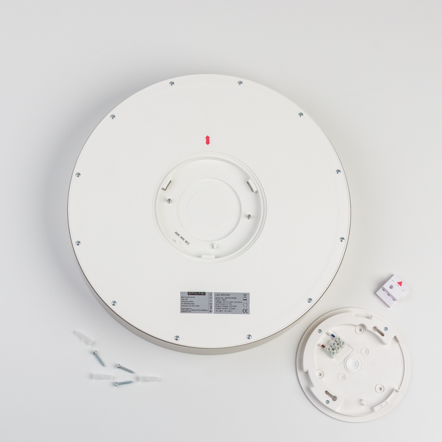 Brilagi - POOL LED Bathroom Ceiling Light 36W/230V 3000/4000/5500K Ø 40 cm IP54 Matte Chrome