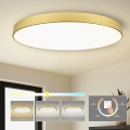 Brilagi - POOL LED Ceiling Light 180W/230V 3000/4000/6000K Ø 120 cm Gold