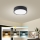 Brilagi - POOL LED Ceiling Light 18W/230V 3000/4500/6000K Ø 20 cm Black