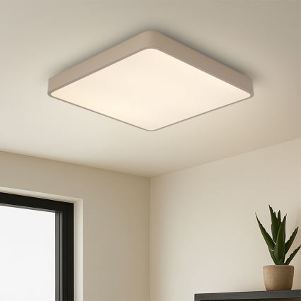 Brilagi - POOL LED Ceiling Light 36W/230V 3000/4500/6000K 40x40 cm beige