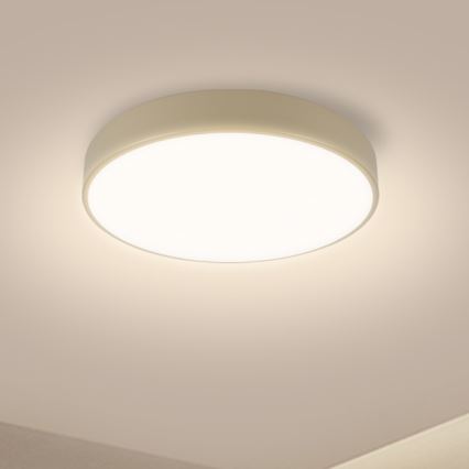 Brilagi - POOL LED Ceiling Light 36W/230V 3000/4500/6000K Ø 30 cm beige