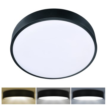 Brilagi - POOL LED Ceiling Light 36W/230V, 3000/4500/6000K, Ø 30 cm, Black