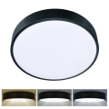 Brilagi - POOL LED Ceiling Light, 36W, 230V, 3000/4500/6000K, Ø30 cm, Black