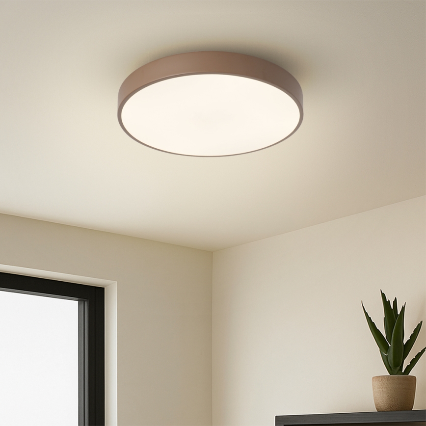 Brilagi - POOL LED Ceiling Light 36W/230V, 3000/4000/6000K, Ø 30 cm, Brown