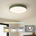 Brilagi - POOL LED Ceiling Light 48W/230V, Switchable 3000/4000/6000K, Ø 40 cm, Green