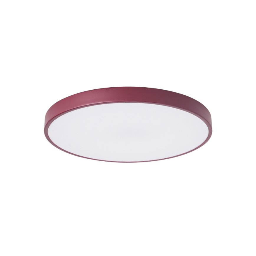 Brilagi - POOL LED Ceiling Light 60W 230V, switchable 3000/4000/6000K, Ø 50 cm, burgundy