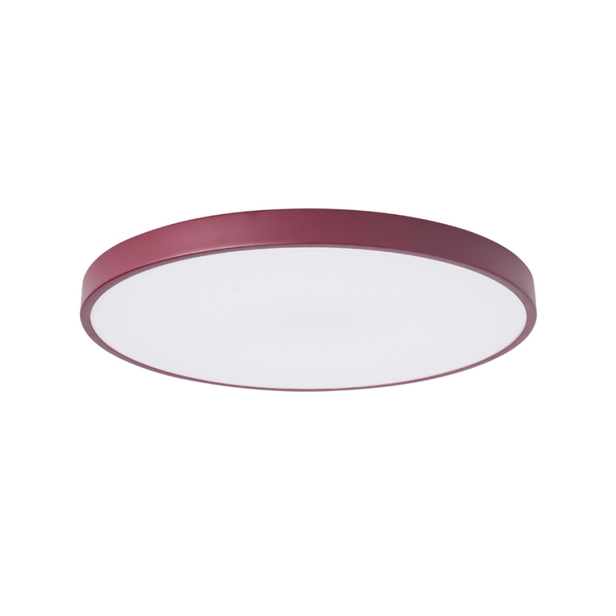 Brilagi - POOL LED Ceiling Light, 60W/230V, 3000/4000/6000K, Ø 60 cm, Burgundy