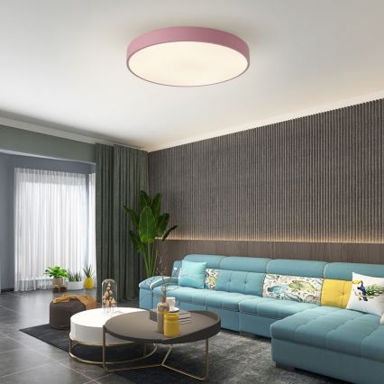 Brilagi - LED Ceiling Light POOL LED/60W/230V 3000/4000/6000K dia. 60 cm pink