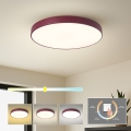 Brilagi - POOL LED Ceiling Light 60W/230V 3000/4000/6000K Ø 50 cm burgundy
