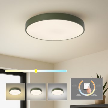 Brilagi - POOL LED Ceiling Light, 60W/230V, 3000/4000/6000K, Ø 50 cm, Green