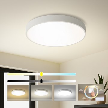 Brilagi - POOL LED Ceiling Light, 60W, 230V, 3000/4500/6000 K, Ø 60 cm, White