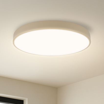 Brilagi - LED Ceiling Light POOL LED/60W/230V 3000/4500/6000K dia. 50 cm beige