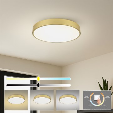 Brilagi - POOL LED Ceiling Light, 60W, 230V, 3000/4500/6000K, Ø 60 cm, Gold