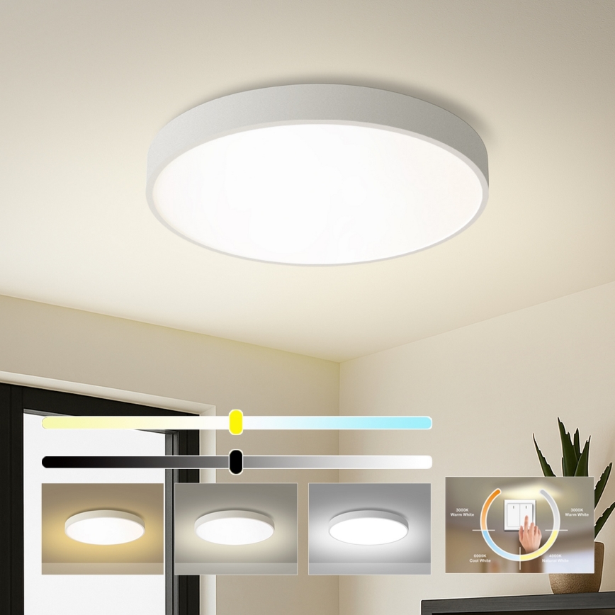 Brilagi - POOL LED Ceiling Light, 60W / 230V, 3000/4500/6000K, Ø 60 cm, White