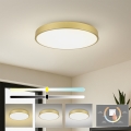 Brilagi - POOL LED Ceiling Light LED/100W/230V 3000/4500/6000K Ø 80 cm Gold