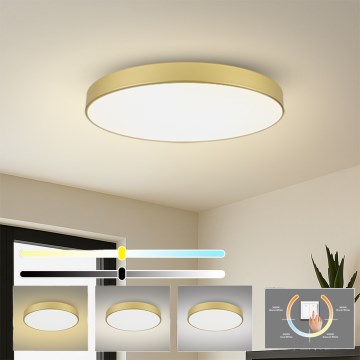 Brilagi - POOL LED Ceiling Light LED/128W/230V 3000/4500/6000K Ø 100 cm, Gold