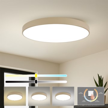 Brilagi - POOL LED Ceiling Light LED/180W/230V 3000/4500/6000K Ø 120 cm Beige