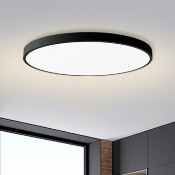 Brilagi - POOL LED Ceiling Light LED/180W/230V 3000/4500/6000K Ø 120 cm Black