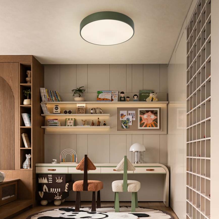 Brilagi - POOL LED 48W Ceiling Light, 230V, 3000/4000/6000K, Ø 40 cm, Green