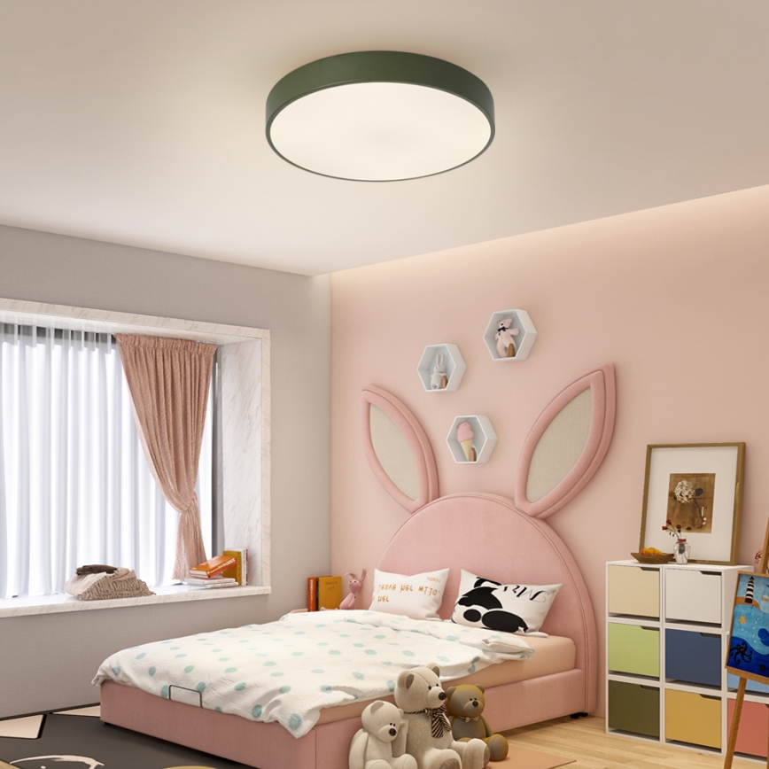 Brilagi - POOL LED Ceiling Light, 60W/230V, 3000/4000/6000K, Ø 50 cm, Green