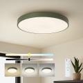 Brilagi - POOL LED Dimmable Ceiling Light 60W/230V 3000-6000K Ø 60 cm Green + Remote Control