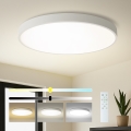 Brilagi - POOL SMART Dimmable LED Ceiling Light LED/128W/230V 3000-6000K Ø 100 cm Tuya Wi-Fi White + Remote Control