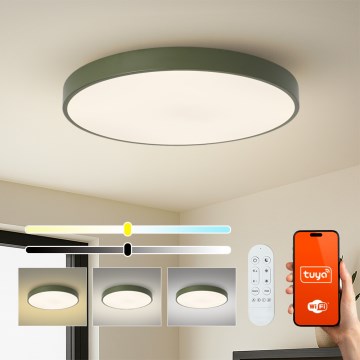 Brilagi - POOL SMART Dimmable LED Fixture 100W/230V Ø 80 cm 3000-6000K Wi‑Fi Tuya + Remote Control, Green