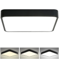 Brilagi - POOL SQUARE LED Ceiling Light 48W/230V 3000/4500/6000K 50x50 cm Black