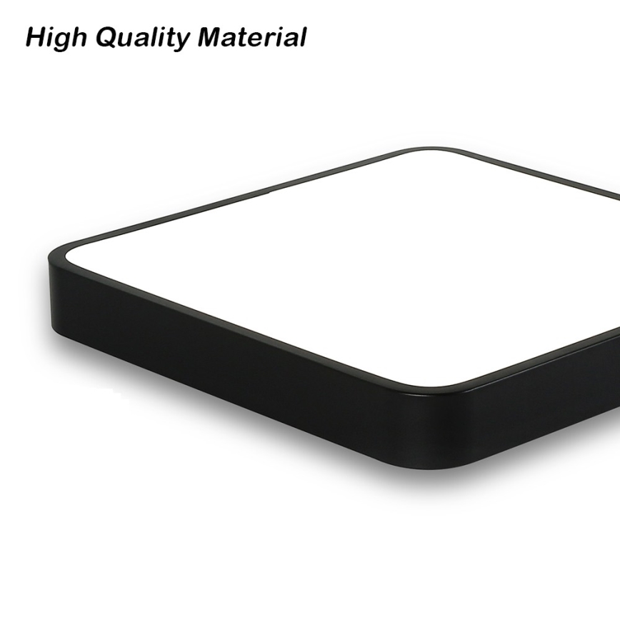 Brilagi - POOL SQUARE LED Ceiling Light 36W/230V, Selectable 3000/4500/6000K, 40×40 cm, Black